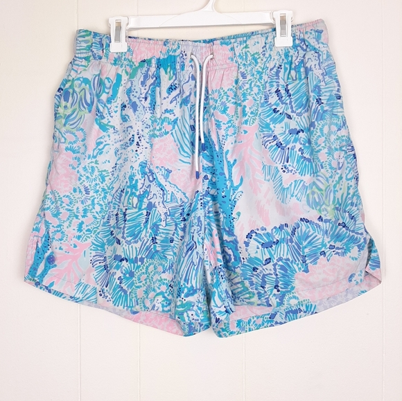 Lilly Pulitzer Mens Capri Trunk Sink or Swim shorts beach pool preppy resortwear - Picture 1 of 11